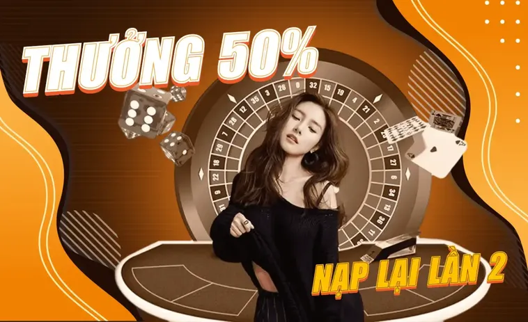 Nạp Lần 2 Tặng 50% Tại Nhà Cái Goal123 Siêu Hấp Dẫn 2025